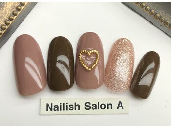 ネイリッシュサロン エー(Nailish Salon A)/秋カラーネイル