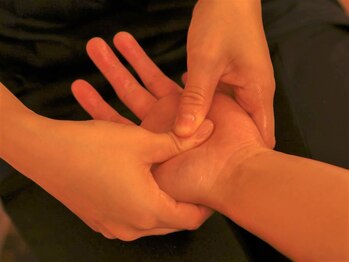 ラリマーブルー(Larimar blue)/ハンドリフレクソロジー☆