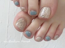 ネイルサロン モネ(Monet)/【フット】ホログラムカラー