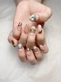 シェノン(chainon) Summer gold Jewelry nail