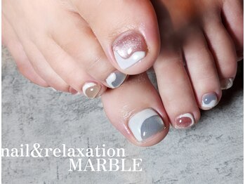 ネイルアンドリラクゼーション マーブル(MARBLE)/フットつけ放題 ¥6,400