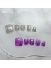  【リピーター様】フット定額デザインネイル￥9,900