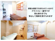 コア カイロプラクティック 錦糸町の雰囲気(全室個室でプライベートが守られた空間を提供!)
