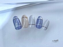 アンドラッシュ アンドネイル 本郷三丁目駅前店(and lash/and nail)/全体アート/定額華やか