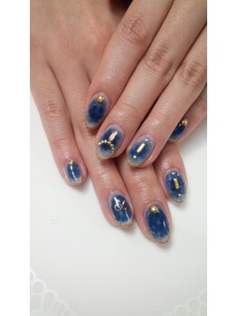 ヴィゼ(Vize)/ネイビー×フェザー￥7000