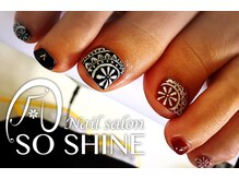 爪ソウシャイン(爪 SO SHINE)/手書きアート★