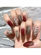 グラマラス プレジール 中野店(glamourous plaisir)/レオパードネイル