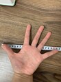 タレイア エステティック 新潟(THALEIA esthetic Niigata) 手の大きさはメンズセラピストなみ!!