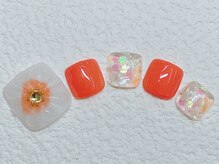 ネイルアンドアイラッシュサロンR/ぷっくりフラワー