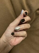 ネイル アンド ボディ ローサ(ROSA)/カラー＋ミラーネイル