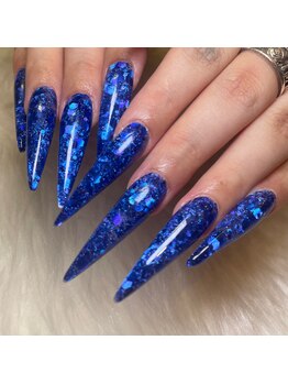 クロスネイル 渋谷店(CROSS nail)/ブルーホロラメ