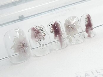 塗りかけ×お花8980円～