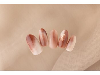 エムスラッシュ ネイル センター北店(M.SLASH)/ブラウンお洒落ネイル