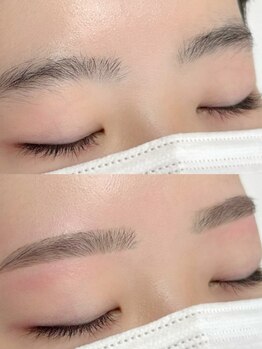 エヌ(N)の写真/◇美眉アイブロウスタイリング始めました◇眉専任スタッフが担当!!すっぴんやマスクでも褒められる目元へ♪