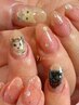 【HAND】動物絵画ネイル・オープン価格￥11000→¥9900