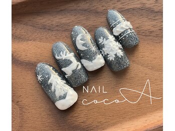 ココア(cocoA)/クリスマスネイル