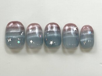 マグ横ライン星ホロ¥9000