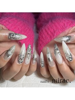 ネイルズミラク(nail's mirac.)/雪の結晶ネイル