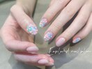 パステル色水玉ホログラム