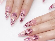 ハートホロネイル
