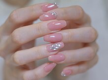 幻之花ネイル/マオジェル　ビジュー　デザイン