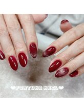 フォルトゥーナ 神田(Fortuna)/ワンカラ+マグネットネイル/神田