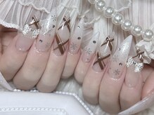 リンドネイル バイ モカ アンド ララ(Lind nail by moca and LaLa)/【mio】チェックネイル