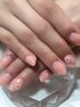 【HAND】シンプル　6930円　ワンポイントストーン（オフ込）