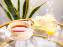 ミネラル／酵素ドリンクでホット一息つきながらカウンセリング