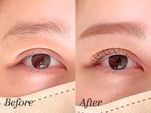 ミーナ 水ヶ江店(mina)/アイブロウWAX＋まつ毛パーマ上
