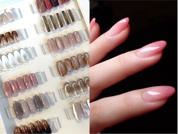 アンシャンテ(En chan te)の写真/初回&自店オフ無料★ハンドmaoジェルワンカラ- グラデ新規6600円/フィルイン込★ア-ト込フットジェル8800円