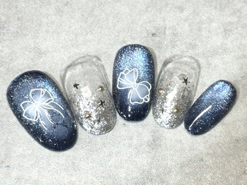 ビービーネイル(BB)/リボンnail
