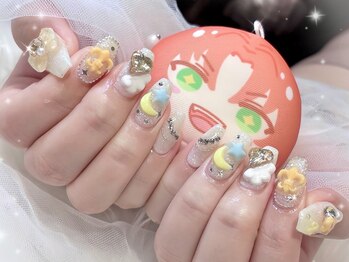 プティネイル 池袋(Puty Nail)/あんスタ 月永レオ 概念ネイル