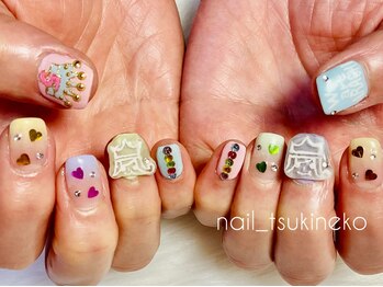 月猫/★推し活応援★パステル嵐ネイル
