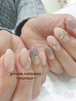 プライベート ネイルサロン マーマ(murmur)/逆フレンチネイル