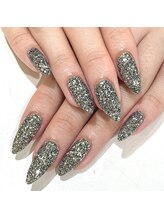 グラマラス プレジール 中野店(glamourous plaisir)/グリッターネイル