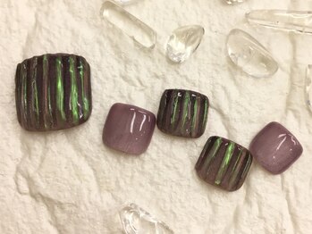 アンティム(Intime)/バカラグラス風デザインネイル