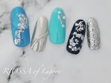 リオッサ オブ ラグーン(RIOSSA of Lagoon)/キラキラブルーネイル