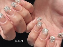 エマネイル プラス キハクヤ 梅田店(EmaNail+KIHAKUYA)/ラメグラデーション