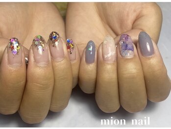 ミオンネイル(mion nail)/紫陽花ネイル