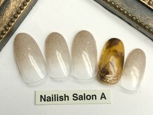 ネイリッシュサロン エー(Nailish Salon A)/べっ甲シンプルネイル
