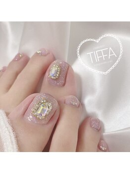 ユファ(YUFFA)/ビジューフットネイル