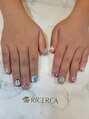 リチェルカ(RICERCA) 娘ネイル♪念願の初ネイルしてもらいました(*^_^*)