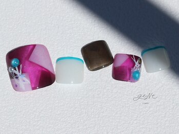 geNe 'n GRUS(ジーン アンド グルス)/8月9月FOOTエアジェルアート