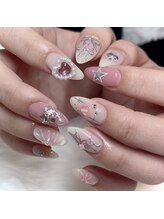 モカ 心斎橋(moca by Lee)/【Aina】ピンクネイル