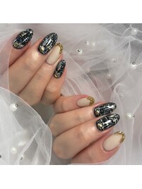 ツイードネイル