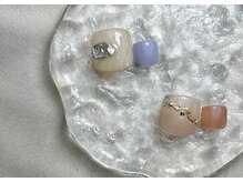 スパイス ネイルズ アンド スパ 玉川高島屋SC店(SPICE NAILS&SPA)/【フット】親指アート　¥9900
