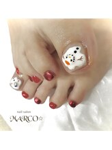 ネイルサロン マルコ(nail salon MARCO)/親指アート（ミラー追加）¥5720