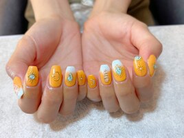 ミラーネイル　ターコイズ