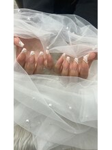 クレア(CLEA)/ななめフレンチネイル